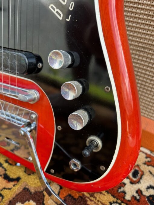Vintage 1964 Burns London Nu Sonic Red Guitar