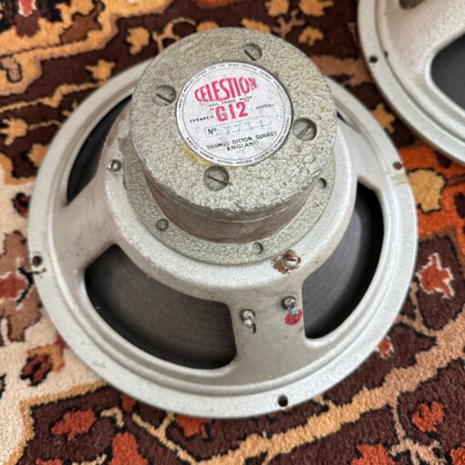 Vintage 1964 Celestion G12 T731 Silver Alnico 12 Speakers