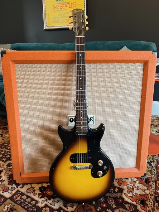 Vintage 1964 Gibson Melody Maker Double Cut Sunburst Guitar