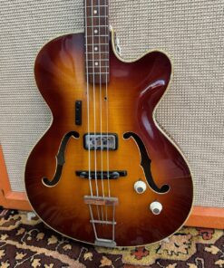 Vintage 1964 Hofner Senator Bass Sunburst Guitar 1960s