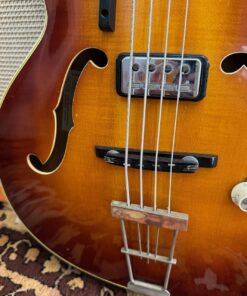 Vintage 1964 Hofner Senator Bass Sunburst Guitar 1960s