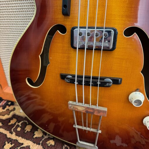 Vintage 1964 Hofner Senator Bass Sunburst Guitar 1960s