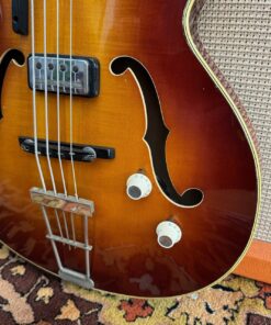 Vintage 1964 Hofner Senator Bass Sunburst Guitar 1960s