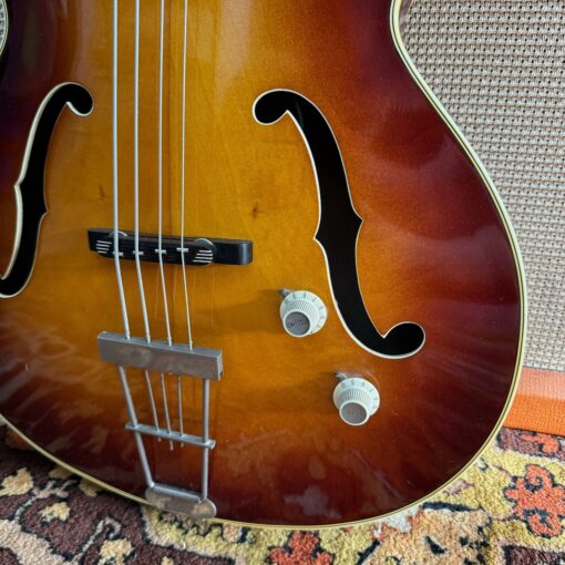 Vintage 1964 Hofner Senator Bass Sunburst Guitar 1960s