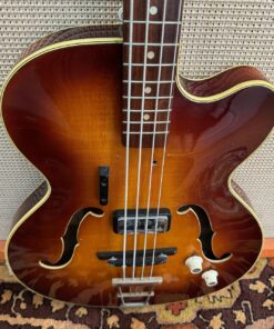 Vintage 1964 Hofner Senator Bass Sunburst Guitar 1960s