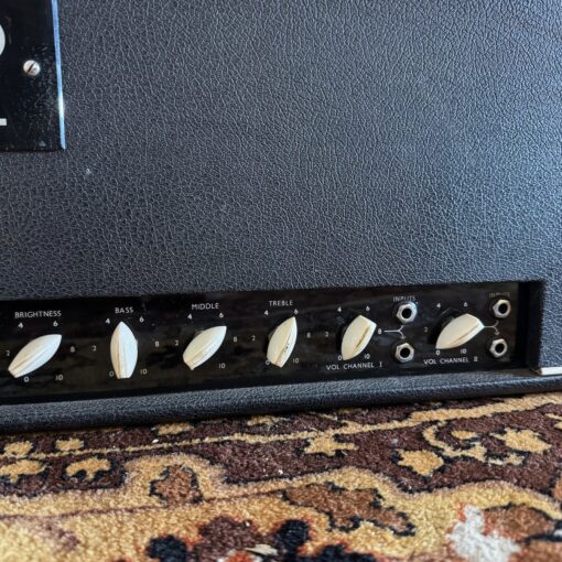 Vintage 1965 1966 Park Marshall 45 White Banana Knob Amplifier
