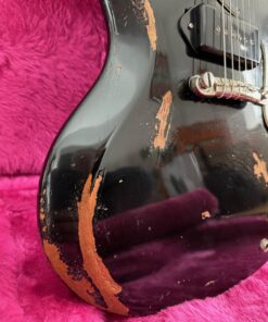 Vintage 1965 Gibson SG Junior Jr USA Black Refin Guitar