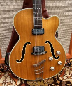 Vintage 1965 Hofner President E2 Blonde Electric Guitar