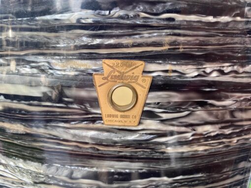 Vintage 1965 Ludwig Super Classic Black Oyster Pearl Ex Dave Dee Doz Beaky Mick Tich