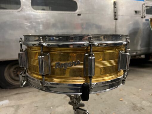 Vintage 1965 Rogers Script Dynasonic Custom Built 14x5 Snare Drum
