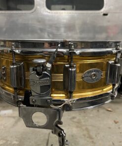 Vintage 1965 Rogers Script Dynasonic Custom Built 14x5 Snare Drum