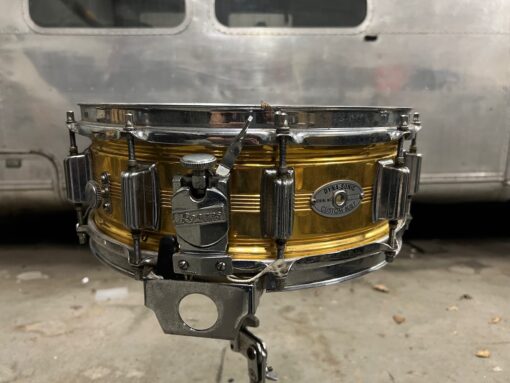 Vintage 1965 Rogers Script Dynasonic Custom Built 14x5 Snare Drum
