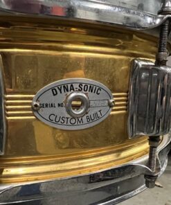 Vintage 1965 Rogers Script Dynasonic Custom Built 14x5 Snare Drum