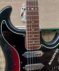 Vintage 1966 Baldwin Burns Jazz Split Sound Red Guitar OHSC