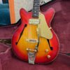 Vintage 1966 Fender USA Coronado I Gold Bigsby Sunburst Guitar