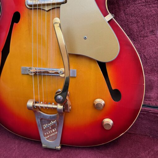 Vintage 1966 Fender USA Coronado I Gold Bigsby Sunburst Guitar