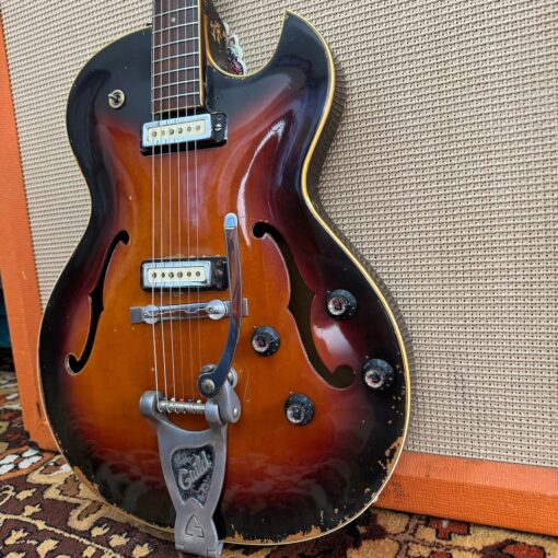 Vintage 1966 Guild Slim Jim T100 Guildsby Bigsby Guitar