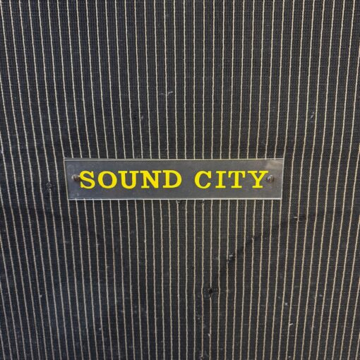 Vintage 1966 Sound City MK1 One Hundred 4x12 Guitar Cabinet 1960s