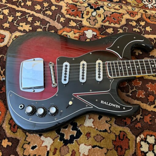 Vintage 1967 Baldwin Burns Double Six Sunburst 12 String Guitar