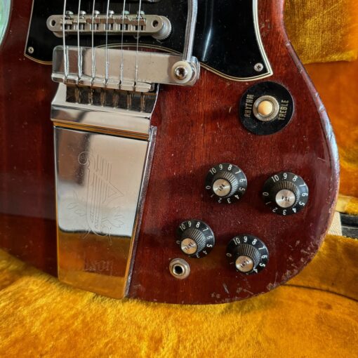 Vintage 1967 Gibson SG Standard Cherry Vibrola Players Guitar