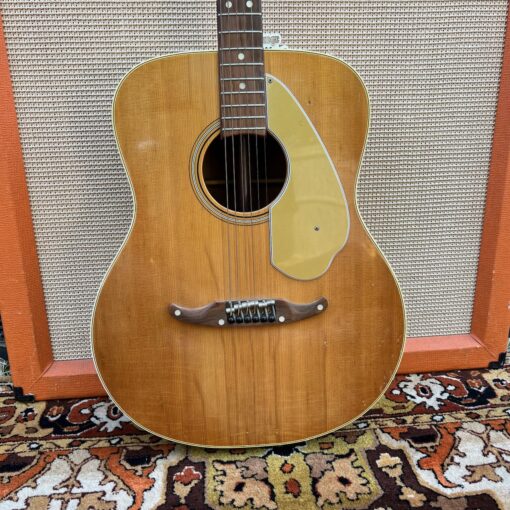 Vintage 1968 Fender Palomino USA Natural Acoustic Guitar 1960s