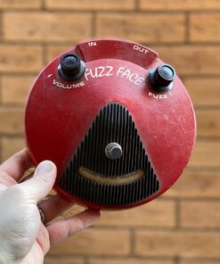Vintage 1969 1970 Dallas Arbiter Fuzz Face Red Pedal
