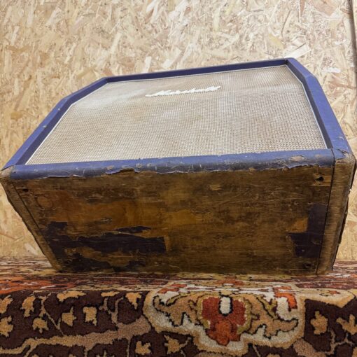 Vintage 1969 1970 Marshall 4x12 Basketweave Purple Amplifier Cabinet