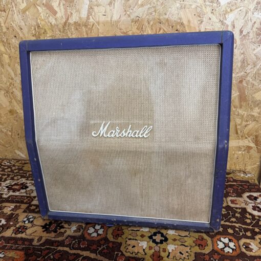Vintage 1969 1970 Marshall 4x12 Basketweave Purple Amplifier Cabinet