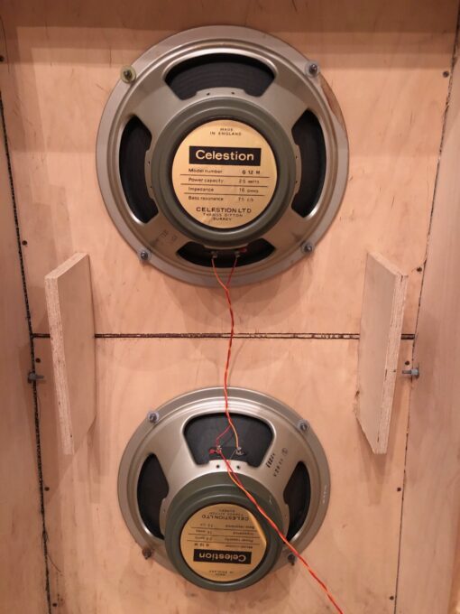 Vintage 1969 Celestion Matched Pair T1221 G12M Greenback 25w Speakers