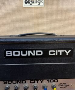 Vintage 1969 Sound City 100 Mark 3 Guitar Amplifier Head Ex Andrew Berkeley Martin