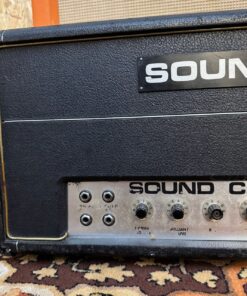 Vintage 1969 Sound City 100 Mark 3 Guitar Amplifier Head Ex Andrew Berkeley Martin