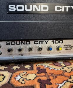 Vintage 1969 Sound City 100 Mark 3 Guitar Amplifier Head Ex Andrew Berkeley Martin