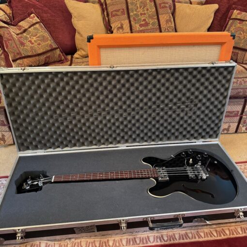 Vintage 1970 1971 1972 Gibson EB2D Players Black Bass Guitar