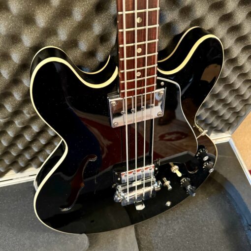 Vintage 1970 1971 1972 Gibson EB2D Players Black Bass Guitar