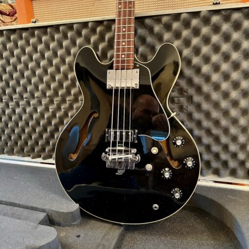 Vintage 1970 1971 1972 Gibson EB2D Players Black Bass Guitar