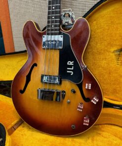 Vintage 1970 Gibson EB2D Sunburst Bass Guitar Ex Jimmy Lloyd Rea