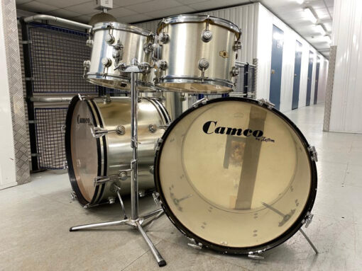 Vintage 1970s Camco Chanute USA 5 Piece Drum Kit