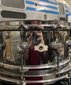 Vintage 1970s Camco USA Concert Aristocrat LA Chrome Snare Drum
