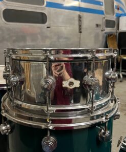 Vintage 1970s Camco USA Concert Aristocrat LA Chrome Snare Drum