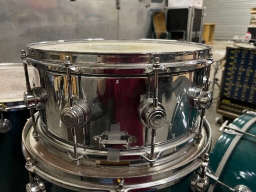 Vintage 1970s Camco USA Concert Aristocrat LA Chrome Snare Drum