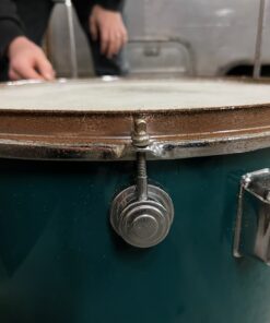 Vintage 1970s Camco USA LA 4 Piece 22 18 16 13 Green Drum Kit