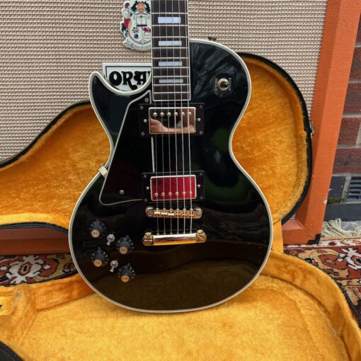 Vintage 1970s CSL Ibanez Les Paul Custom Black Japan Lefty Guitar