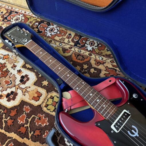 Vintage 1970s Epiphone ET270 Red Guitar OHSC Kurt Cobain