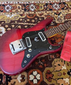 Vintage 1970s Epiphone ET270 Red Guitar OHSC Kurt Cobain
