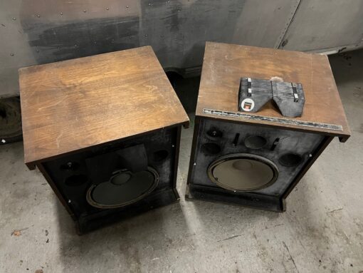 Vintage 1970s JBL 4320 3 Way Studio Monitors Ronnie Lane Studios