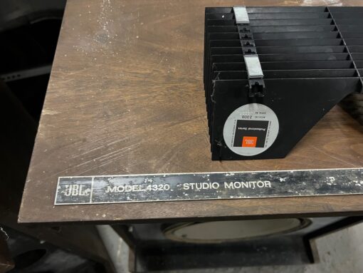 Vintage 1970s JBL 4320 3 Way Studio Monitors Ronnie Lane Studios