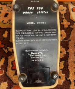 Vintage 1970s Jen KPS900 Phase Shifter Guitar Phaser Effects Pedal