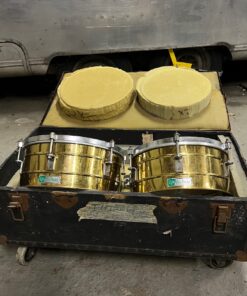 Vintage 1970s LP Tito Puente Solid Brass USA Timbales