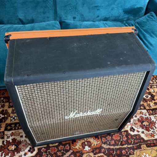 Vintage 1970s Marshall 4x10 Guitar Amplifier Speaker Cabinet Empty