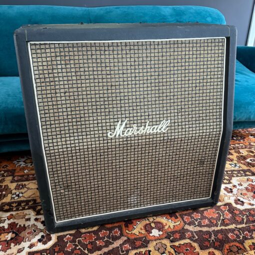 Vintage 1970s Marshall 4x10 Guitar Amplifier Speaker Cabinet Empty